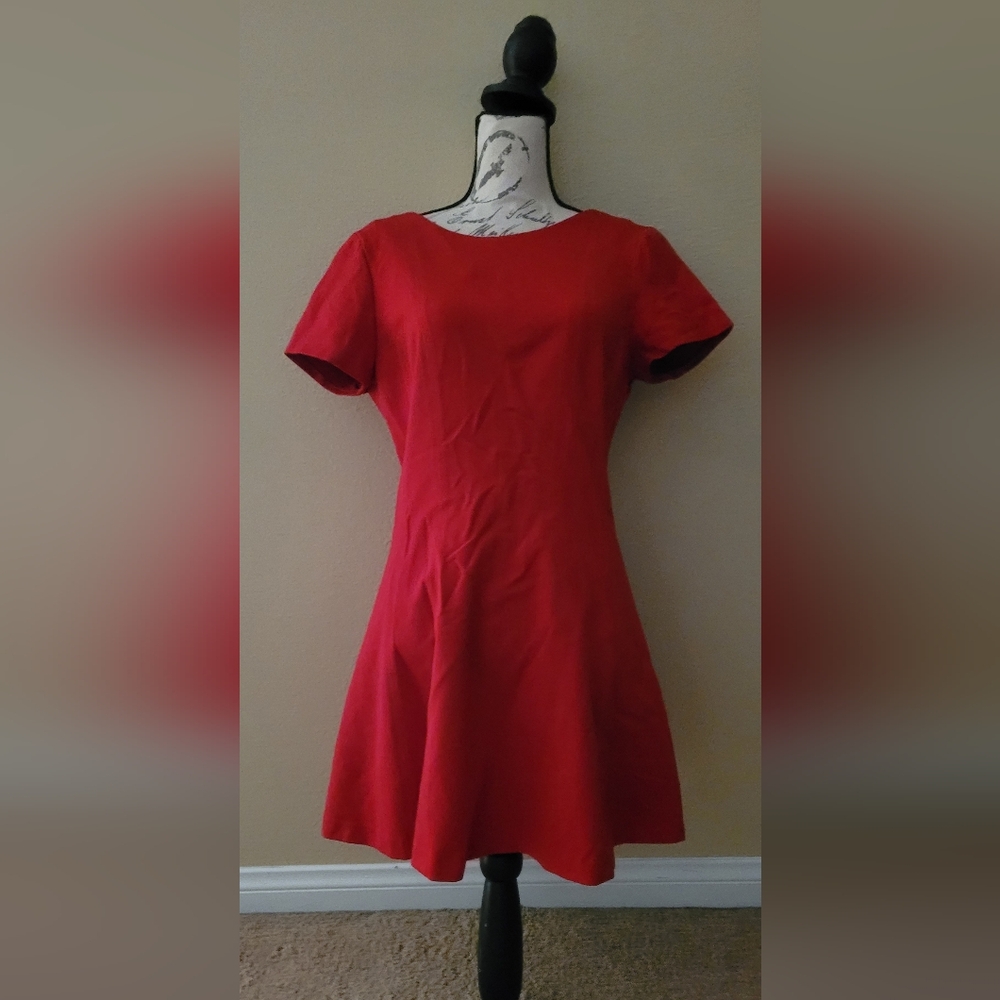 Elegant Red Women's Dress
